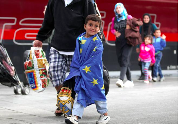 Frau Merkel e la bambina che non piange più